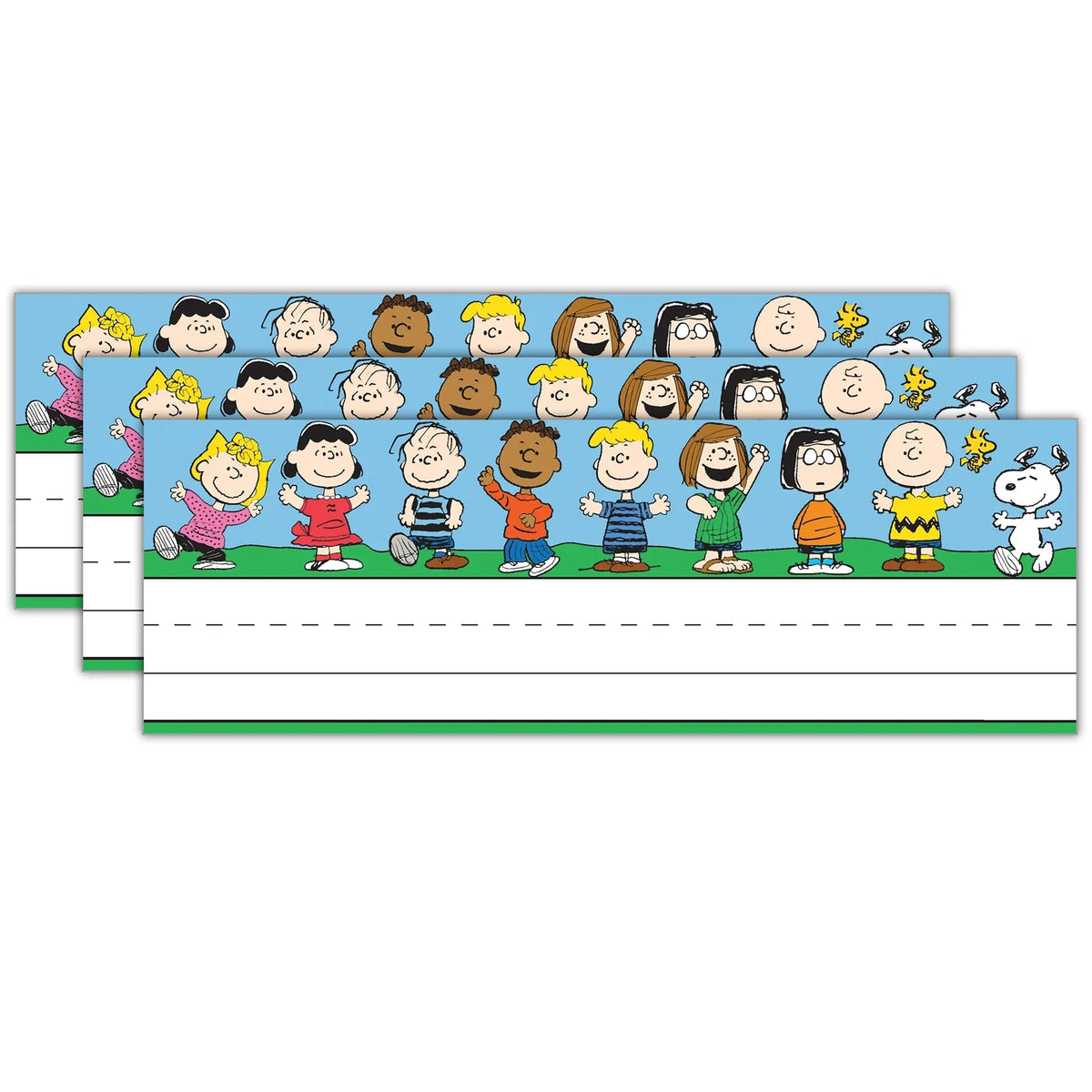 3 36 Packs Eureka Pack, Peanuts Name Plates, Tented Per