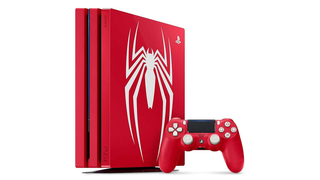 Spider-Man Pro (Refurbished) Console 4 [Discontinued] Bundle Edition Marvels PlayStation - () 1TB Restored Limited