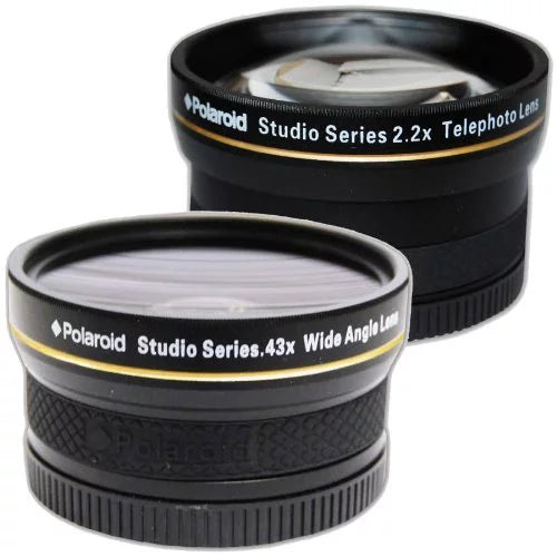 Angle Bundle + + Polaroid HD Tripods & with Telephoto Kit Lens 2.2X & SLR Digital 18-55mm Cards 50" EF-S EOS Camera Canon IS T6 + Super 8" f/3.5-5.6 Wide II Rebel Polaroid Accessory .43x Lens Memory +