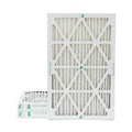 1-3/4 Glasfloss. 24-1/2 dimension: Inch by Pack 15-1/2 of 16x25x2 Air Actual MERV 10 x Pleated x 3 Filters 2"