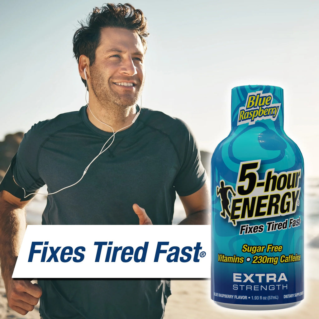 ENERGY Shot, Strength, 12 Extra Blue Count Raspberry, 5-hour