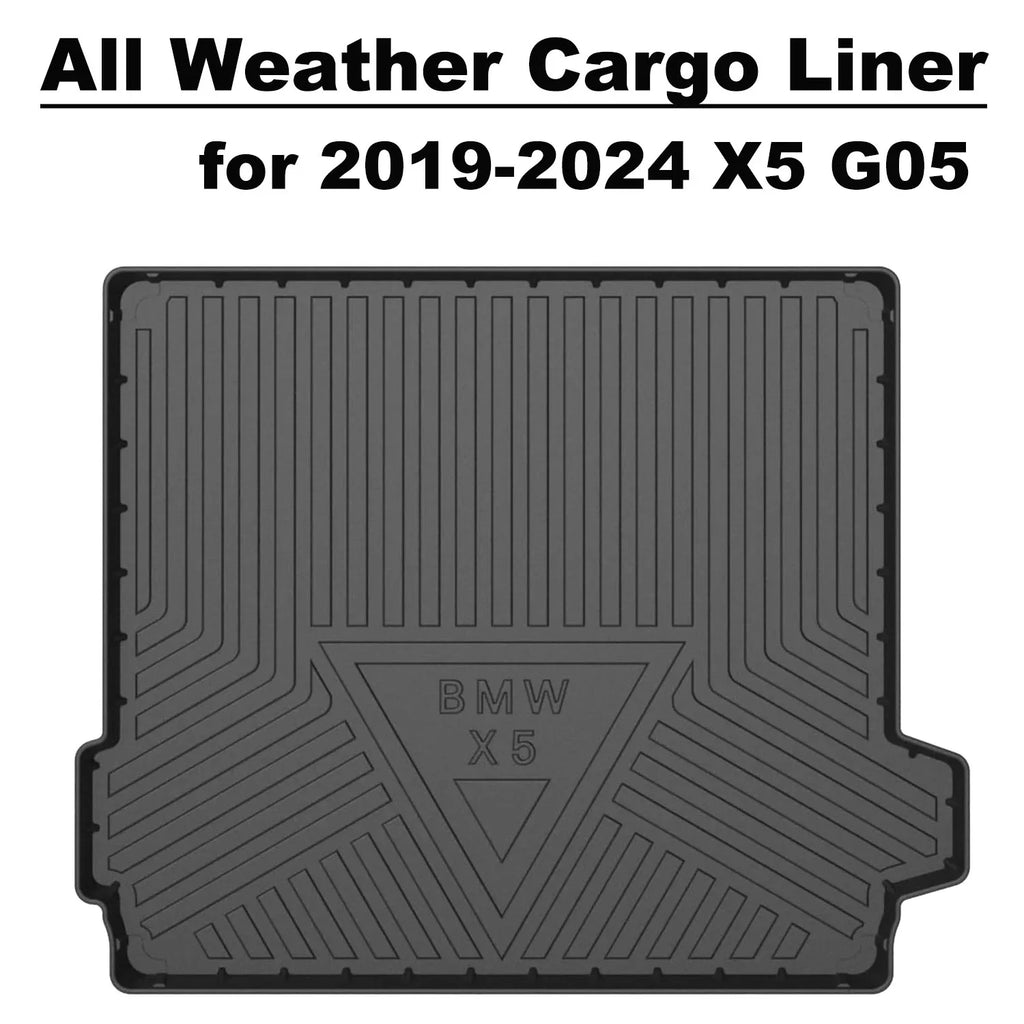 Floor X5 Cargo fit 2024 Accessory 2021 Liner Trunk for Cargo 2023 Mat X5 2020 2019 Tray All Black Rear 2022 Cover climate 2019-2024 ,