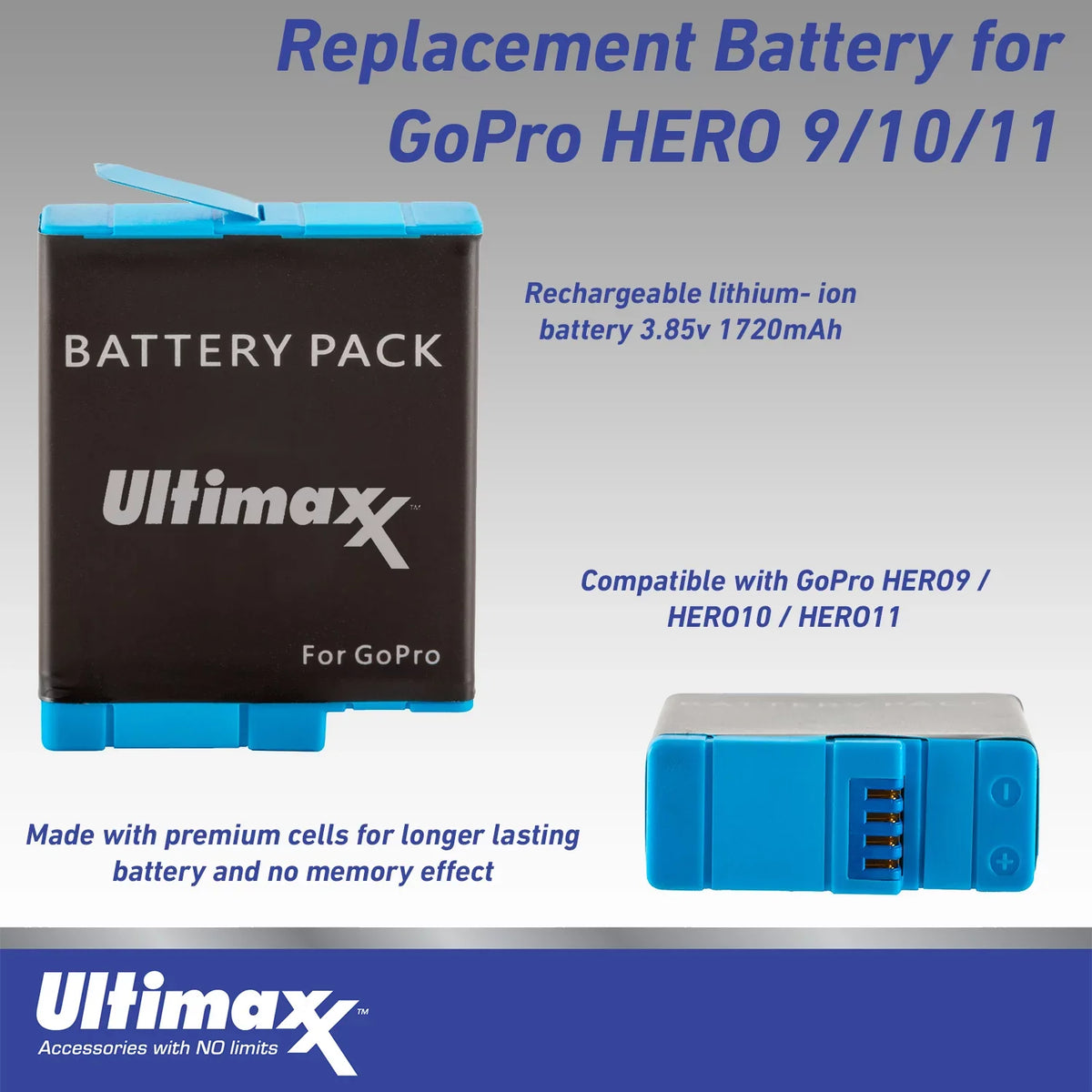 Camera Dual Black More liquid-Resistant Action Much (Hero Charger, - & HERO10 Bundle Replacement 2x Includes: 10) Batteries, Ultimaxx Case USB Essential GoPro