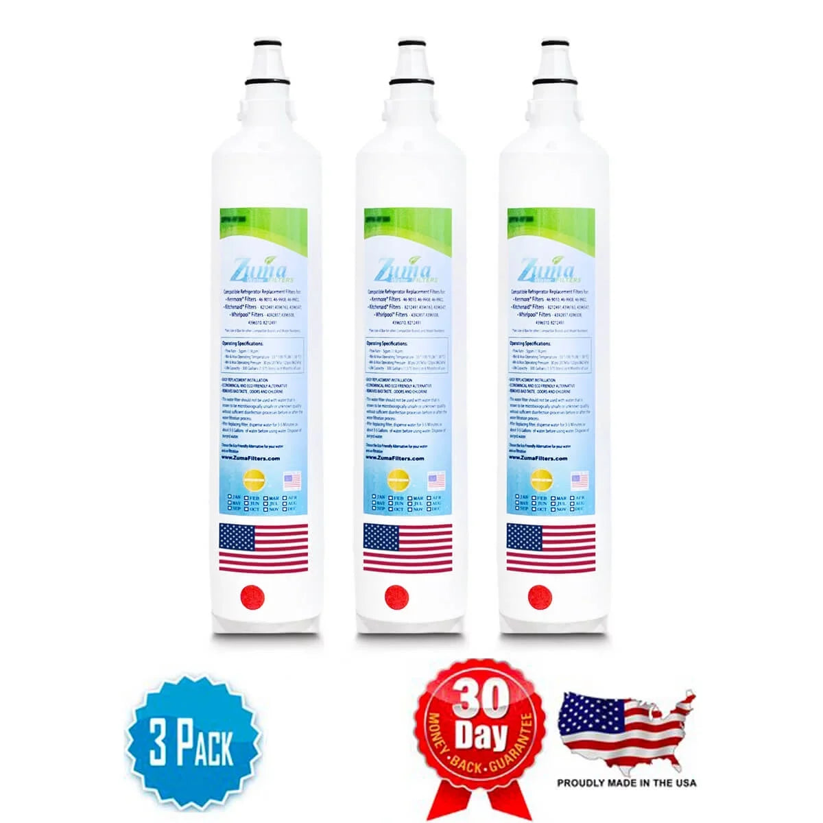 IT36CIIDLH Brand , , Filters Subzero® U.S.A. Made with 3 Pack - liquid in - ZWFZ1-RF750 Model Compatible , # ZUMA