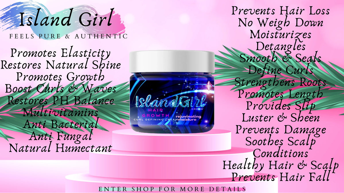 Cream IslandGirl Moisture my Defining - Curl Hair Dream Rejuvenate Growth