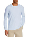 Textured US Bloomingdale's Crewneck CLOUD BLUE X-Large Tipped Sweater,