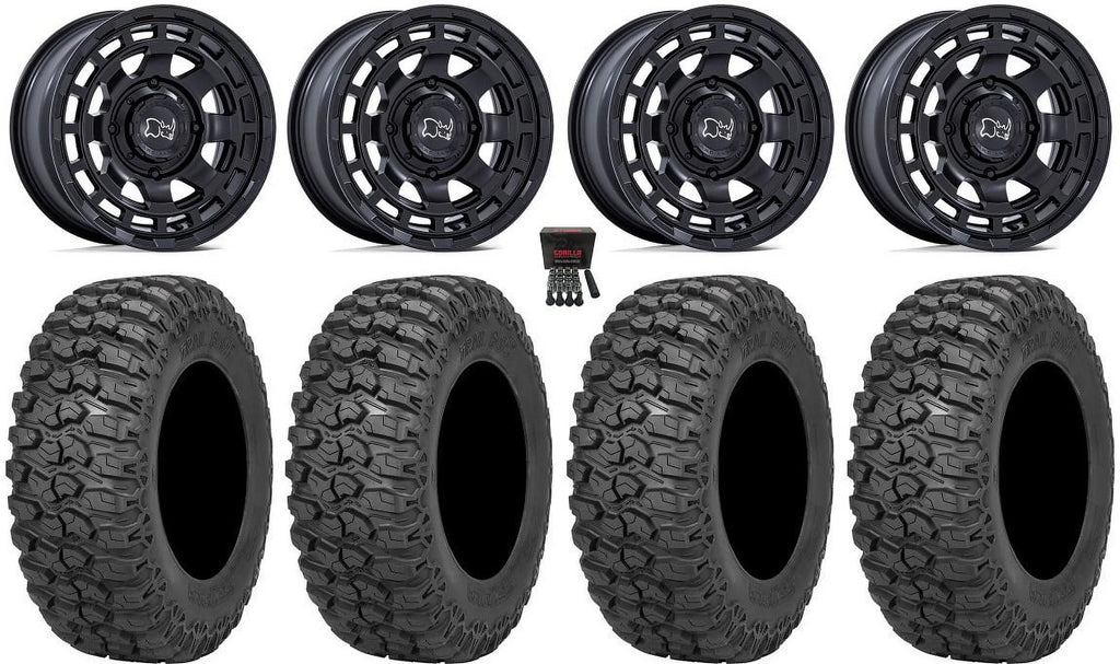 Ranger 30" Trail Tires RZR Wheels 14" Saw Black Sportsman Chamber Rhino Bk 2.0