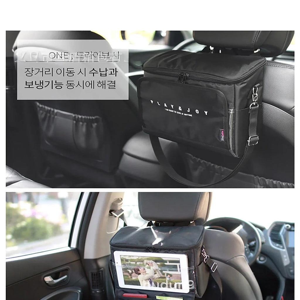 Seat Cooler Personal Insulated Organizer, Or Driver Travel Back Bag Organizer, Car Storage OLOEY Passenger Accessories