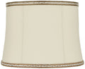 Washer and Top x Springcrest 12" Shades Drum Harp 16" Fitting Lamp Replacement High Milano Cream Medium x Finial Bottom 14"
