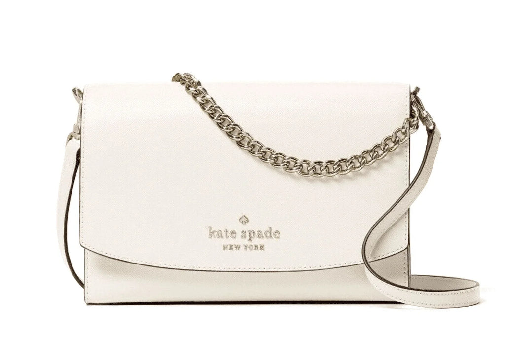 Kate Leather Crossbody Parchment Saffiano Spade New Carson bag Convertible