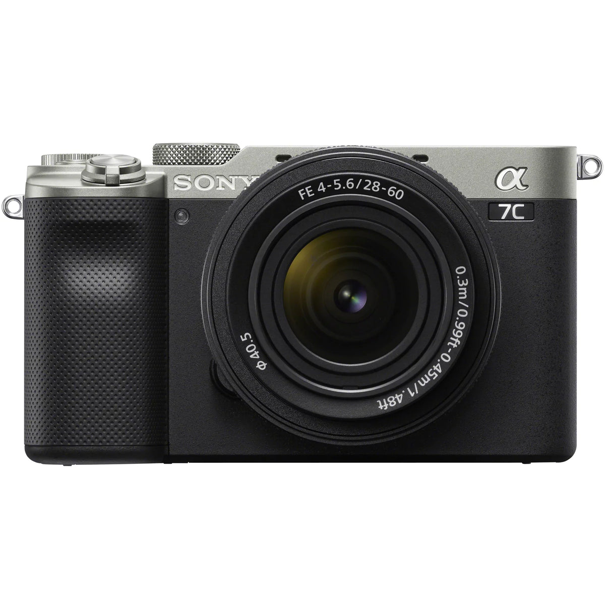 Lens Bundle with + Frame Body + + F4-5.6 with Extra Deco 28-60mm Filters Alpha + Macro Camera ILCE7CL/S Flash Lenses Kit & Full + Battery a7C Telephoto Accessories Mirrorless Gear Case 7C Silver