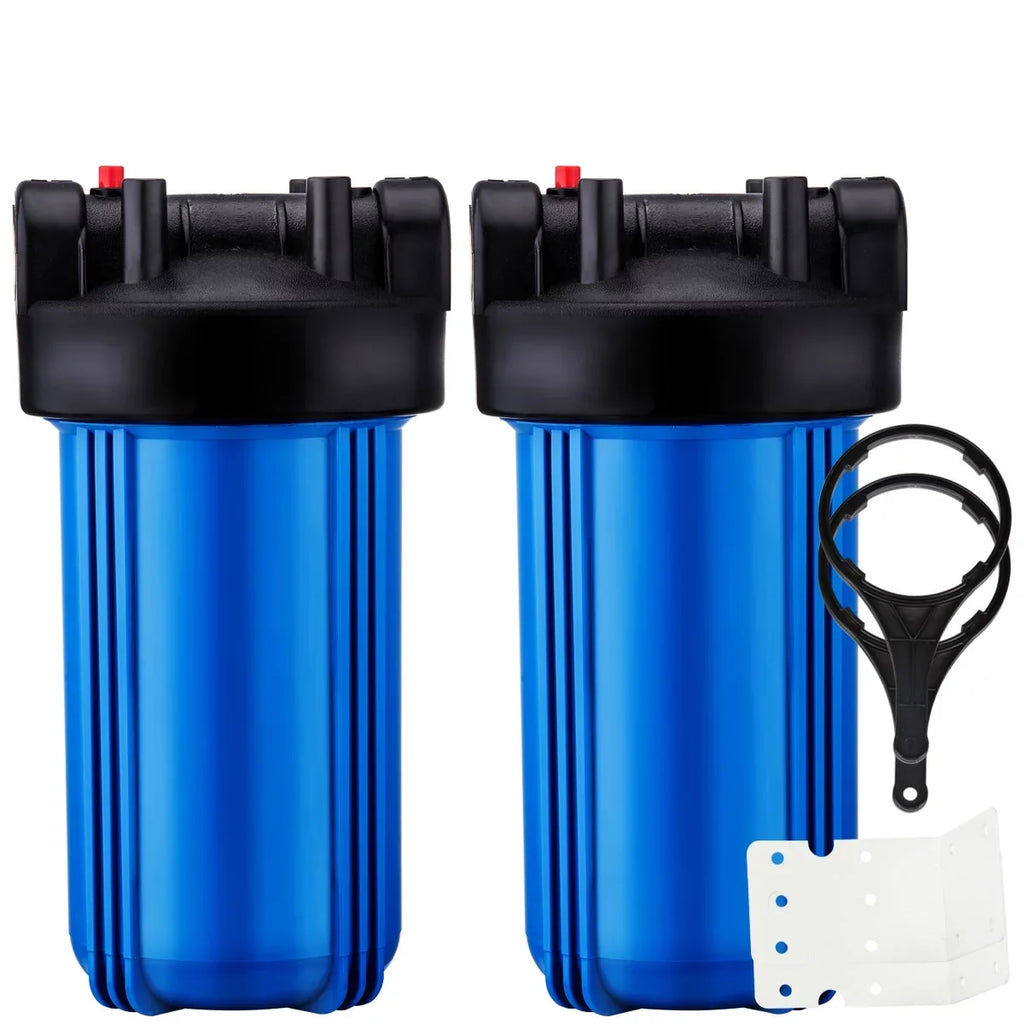 Geekpure Filter 2) Whole with and Bracket(Pack of 10-Inch Port 4.5"x10"1-Inch House liquid Wrench Housing