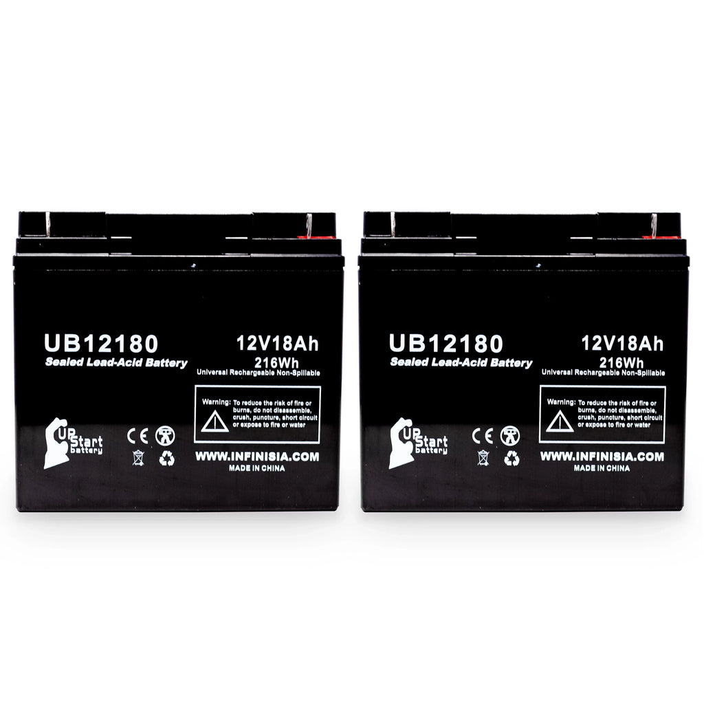 T4 Sealed 18Ah, Lead SLA) Compatible 18000mAh, AGM, Battery Acid BATTERIES UB12180 - Replacement (12V, - PICHER Terminal, 2x Battery Universal CFM12V18 EAGLE Pack