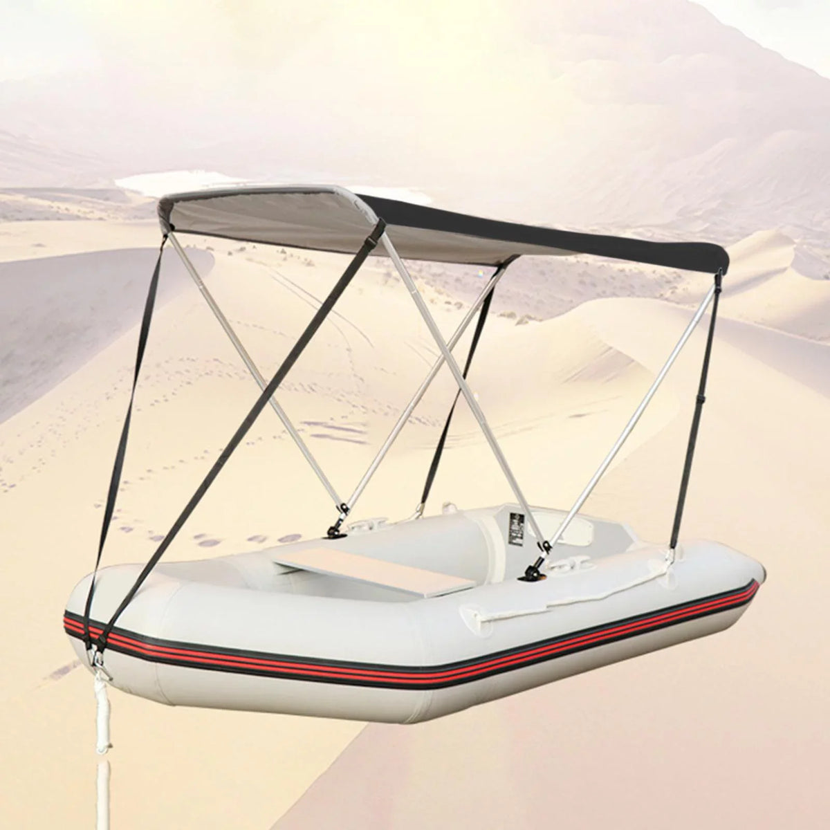 Protection Top Cover Inflatable Bimini Shade Boat Canopy Sun Sun