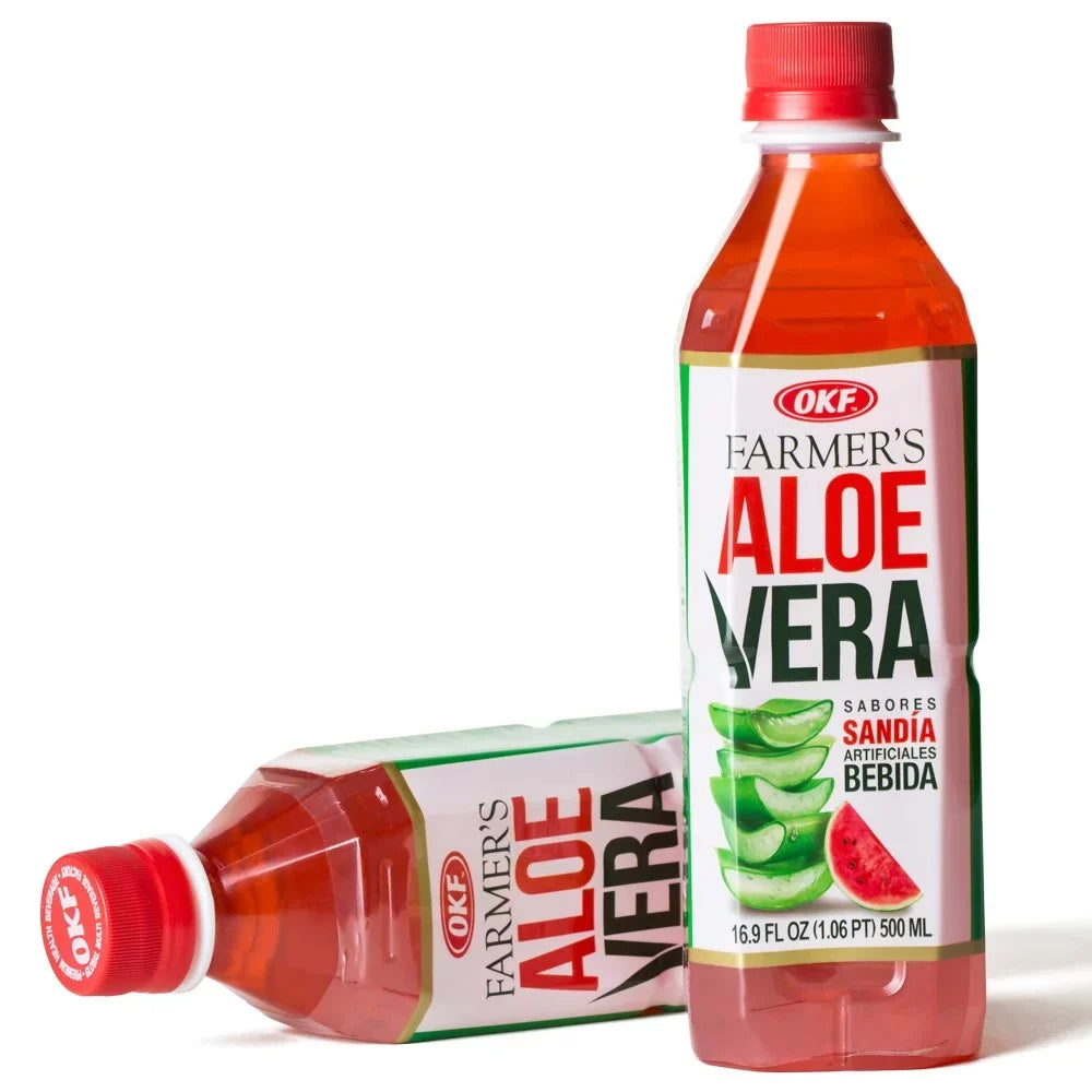 Ounce OKF Vera (10 or Aloe Pack) - Preservatives No 16.9 Drink, Watermelon Additives