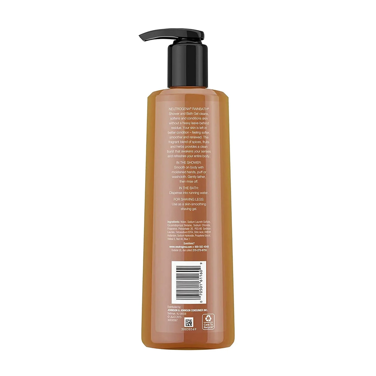 Refreshing Pack and Ounce Gel 6 Original Shower 16 Bath Rainbath Neutrogena