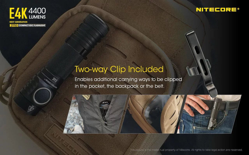 Lumens Charger and generation and Combo: Cord Eco-Sensa NITECORE Batteries - NL2150HPR Next Intelligent E4K 4400 Flashlight +UMS2 w/NL2150HPi USB