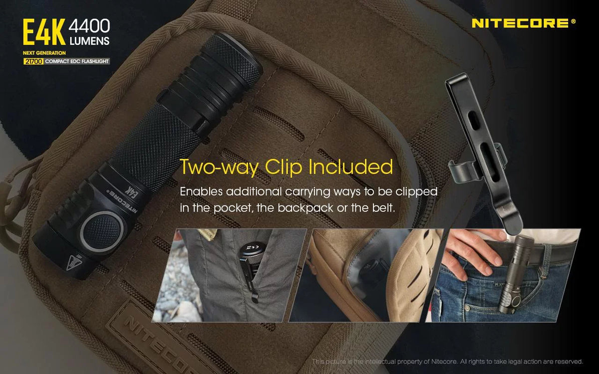 Lumens Charger and generation and Combo: Cord Eco-Sensa NITECORE Batteries - NL2150HPR Next Intelligent E4K 4400 Flashlight +UMS2 w/NL2150HPi USB