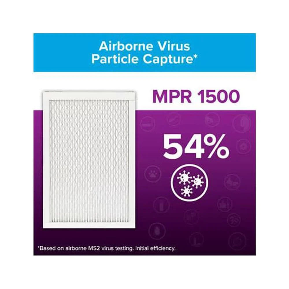 25 X Air 3M 4Pk 1500 Bacteria 1" Virus And Filtrete Filter X Mpr 14
