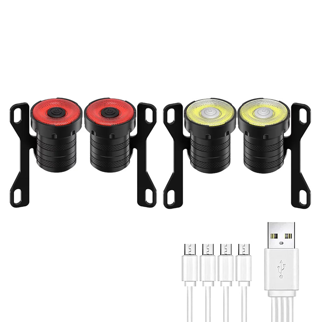 Front 4-in-1 Charging USB Skateboard and Rear Set with Cable Longboard Skateboard Rechargeable Carevas