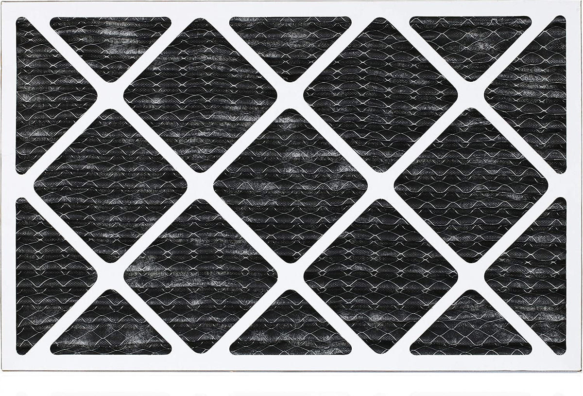 Air Activated MERV Filters 24x30x1 Pleated (12-Pack) HVAC Furnace with Filterbuy AC Odor Eliminator 8 Carbon