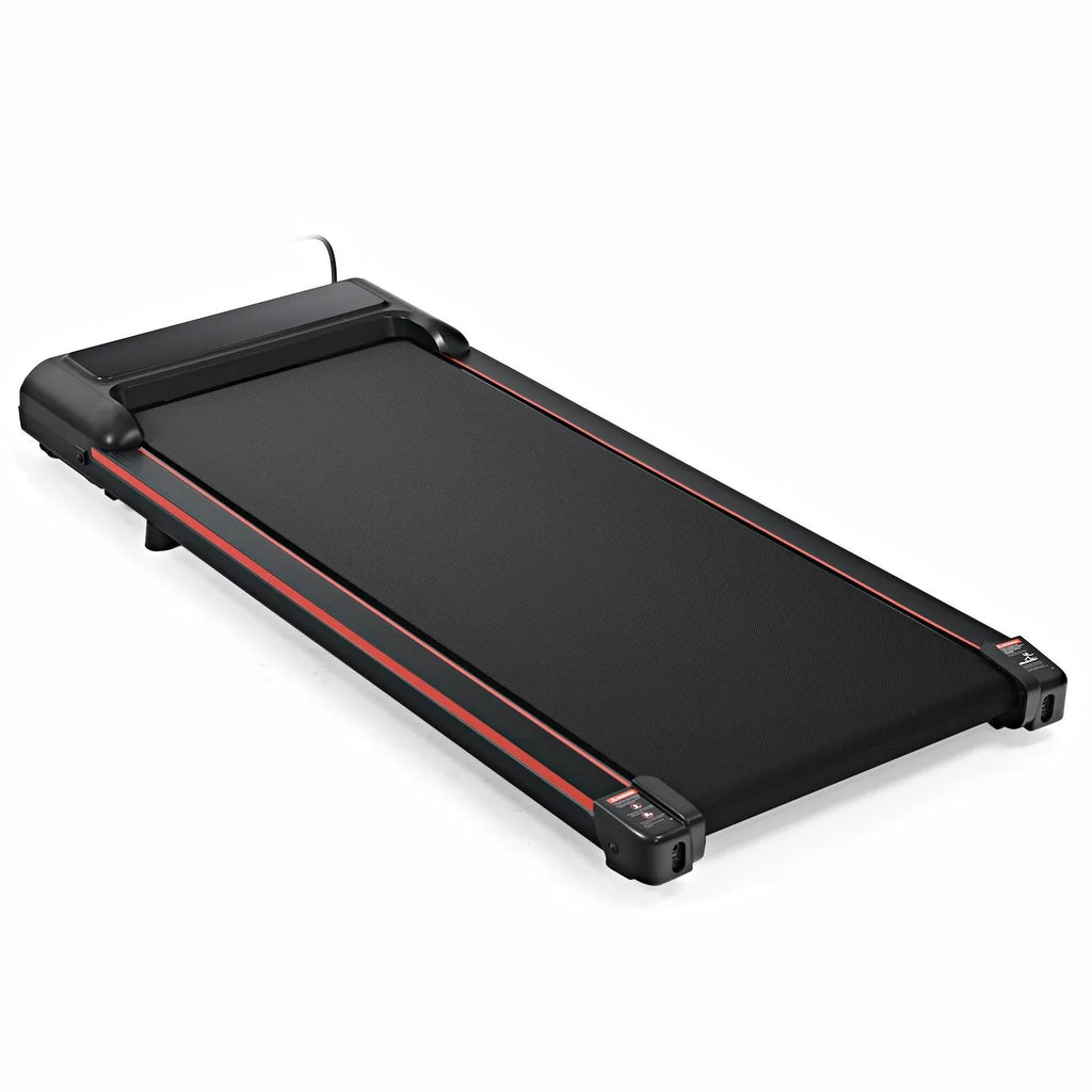 Speed Remote Treadmill dimension LED 47''L & Under for Office, Portable Home Capacity, Walking Small 0.6-3.8MPH Desk Jogging, Walking Seizeen 300lbs Pad, Control Display, for