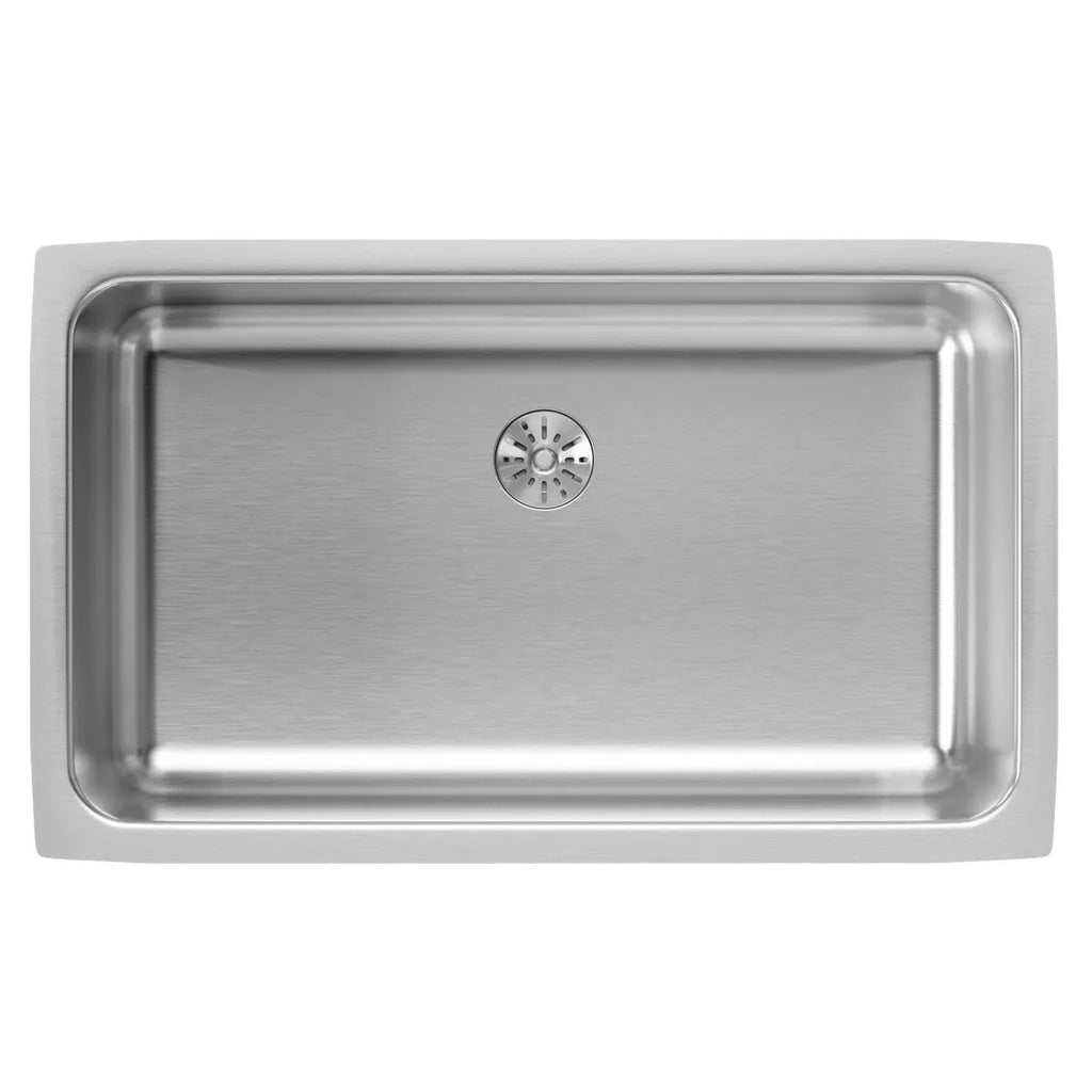 Under Single Elkay SS MT Sink+PD 30.5x18.5x7.5