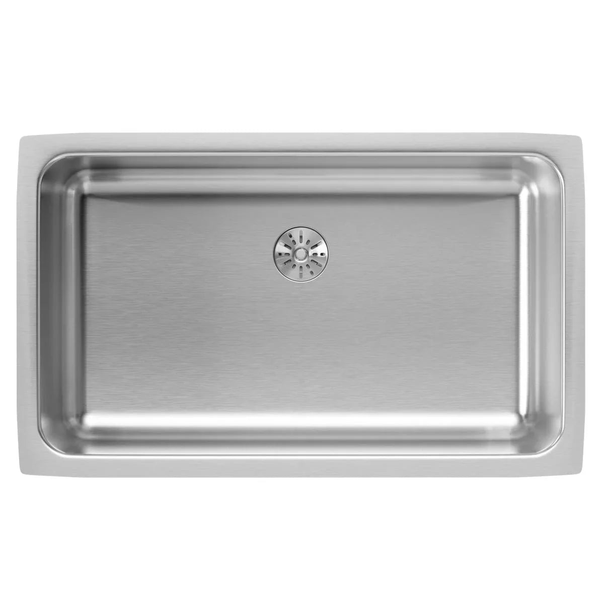 Under Single Elkay SS MT Sink+PD 30.5x18.5x7.5