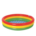 Red/Blue Pool Inflatable Swimming Round 59" Central - Kiddie Pool