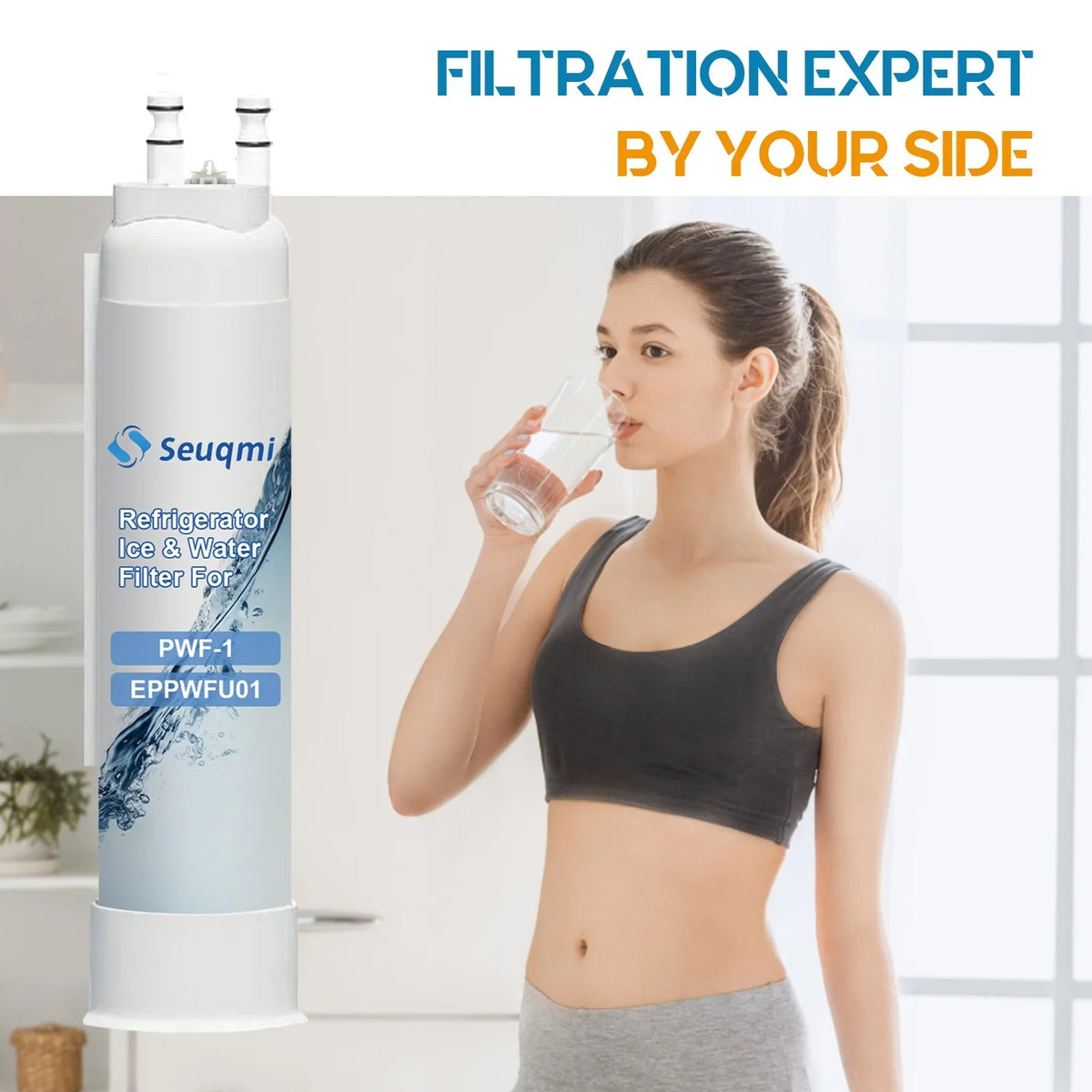 Frigidaire®PurePour are brand PWF-1 ice compatible and filters FPPWFU01 liquid with Seuqmi 2Pack
