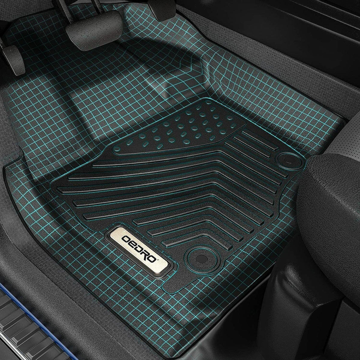 Seat TPE Row Ledkingdomus & Set Forester Front 2 for Rubber Liner Floor 2nd Mats 2019-2024 All-climate 3D Subaru