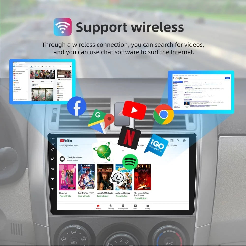 11 Stereo for Navi Radio with carplay/Auto Backup Android Camera Carplay 2007-2012 GPS Car Escape