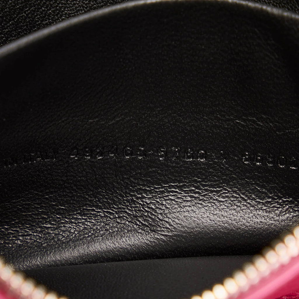 Balenciaga Leather (Good) XS Calf Pouch Women Pink Everyday Pre-Owned Authenticated