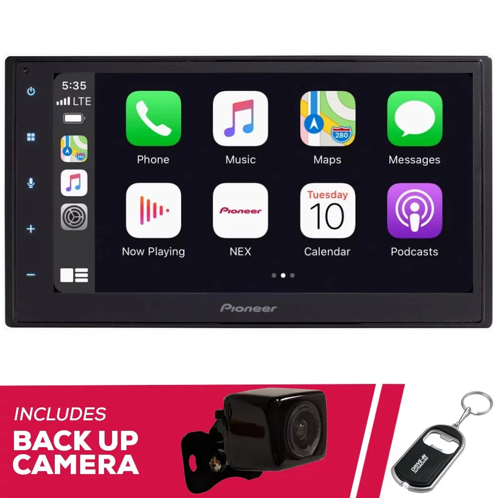 Digital 6.8" DMH-W2700NEX Camera Receiver & Media Amazon New Backup Alexa Pioneer w/