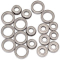 Racing Pro B74.2/74.2D Bearing Ball - AE - Set Cv2 Chrome/Ceramic 1UP450012 1Up