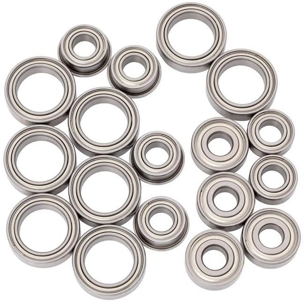 Racing Pro B74.2/74.2D Bearing Ball - AE - Set Cv2 Chrome/Ceramic 1UP450012 1Up