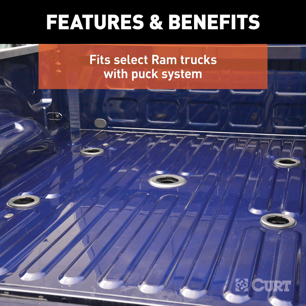 RAM Wheel with Q20 CURT 5th OEM Hitch Legs