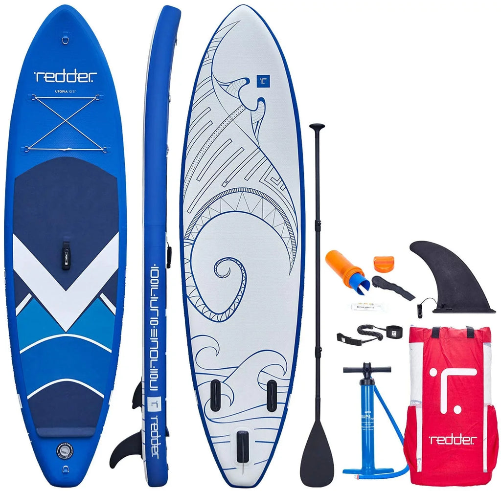 Stable Board Stand Accessories, Non-Slip Premium Comfort Up SUP Deck Boards Paddle Inflatable Paddle Wide with Design, Utopia