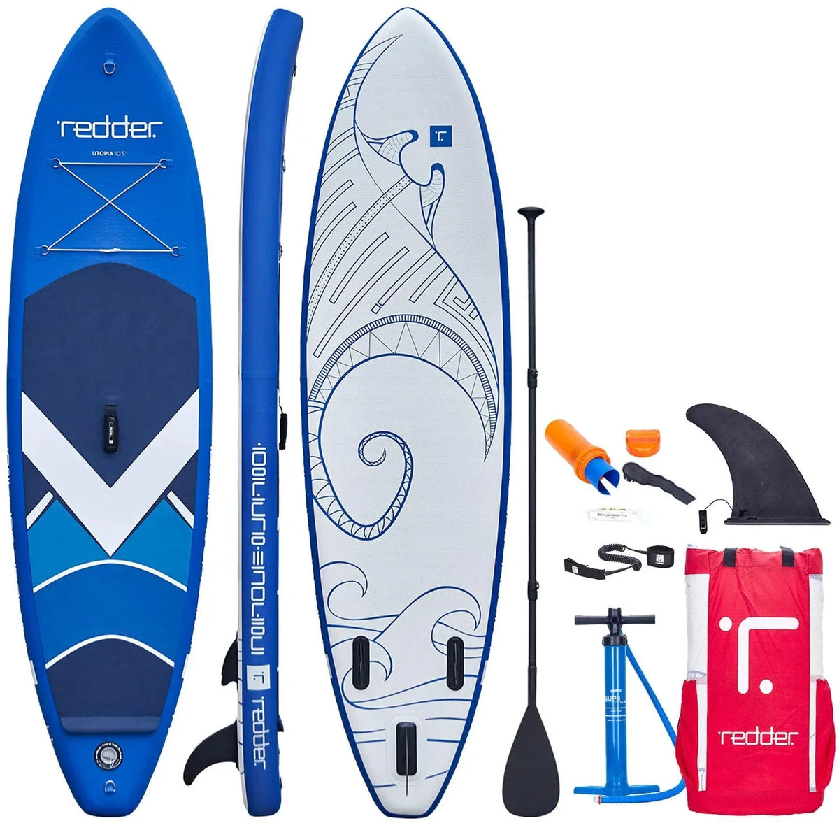 Stable Board Stand Accessories, Non-Slip Premium Comfort Up SUP Deck Boards Paddle Inflatable Paddle Wide with Design, Utopia