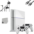 2 With Microphone Original Bundle PlayStation + Controller T5 Earbuds White 4 New Gaming BOLT With 500GB Like Console Matte AXTION