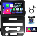 9” Wireless GPS HD with Backup Car 11 Navigation for Touchscreen CarPlay 2010 Android Bluetooth F150 THONZER 2012 Car Radio, Radio Android Auto 2011 FM/WiFi 2009 SVT with Stereo Raptor Camera&MIC