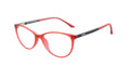 Light Frame - Blocking Eyeglasses Small 200 Farsighted Degree - Nearsighted Myopia - Blue Face Red -