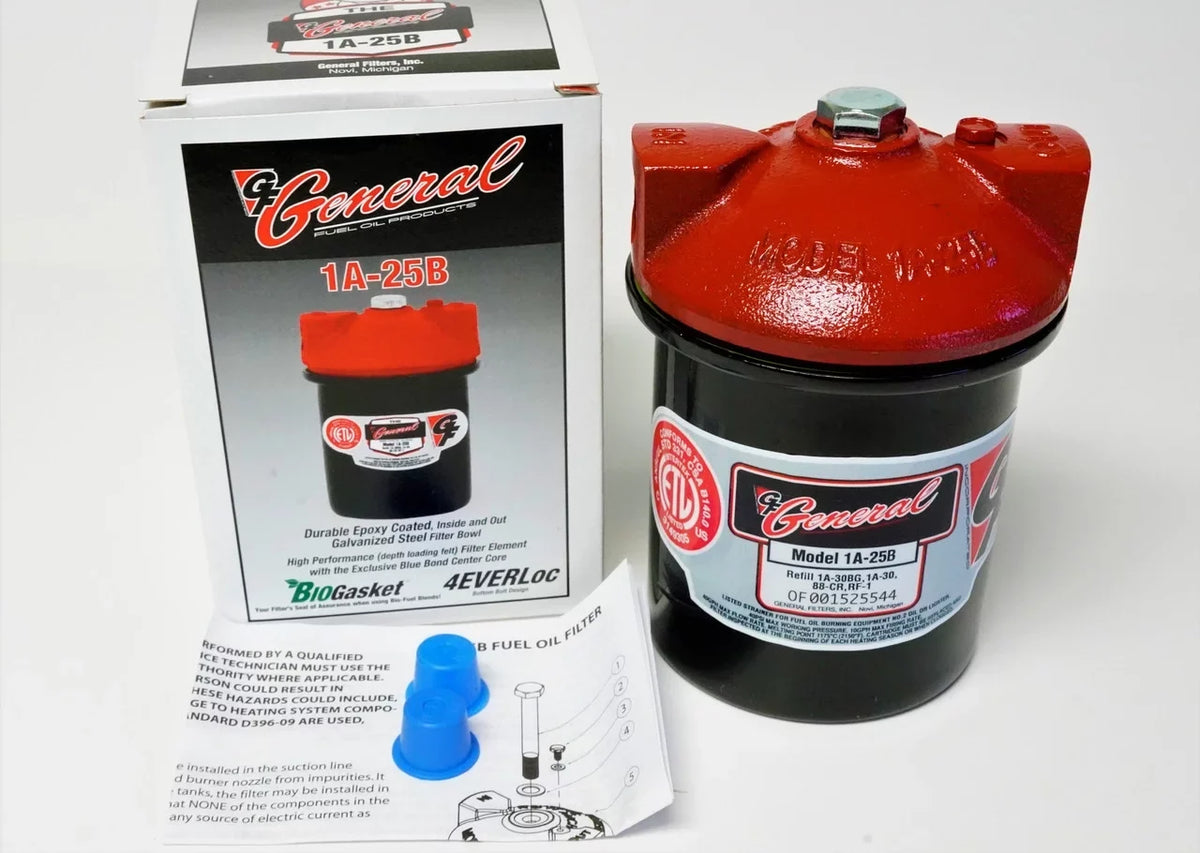 Oil Filter 1A-30, refill Filters Fuel 1A-25B Housing RF-1 1A-25B Wool and General 3/8" 88-CR, General