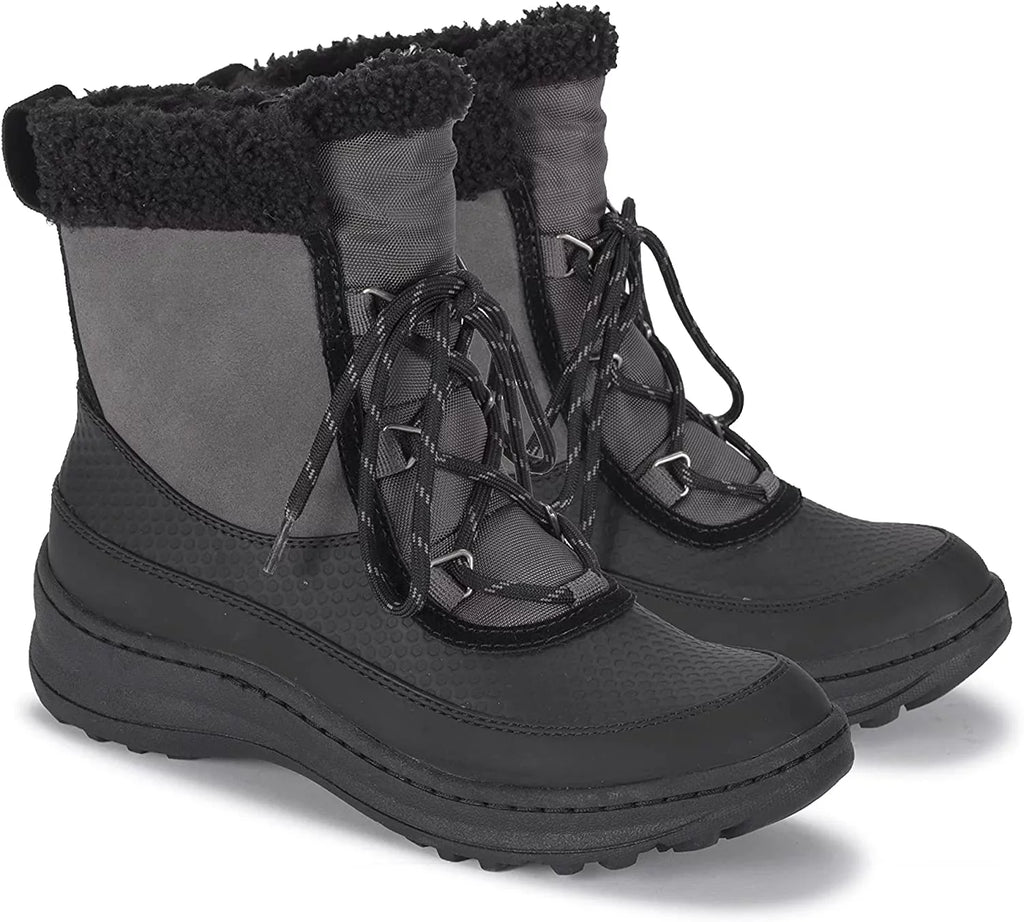 ALTA Grey/Black Dark Womens 10 Boots Suede BareTraps