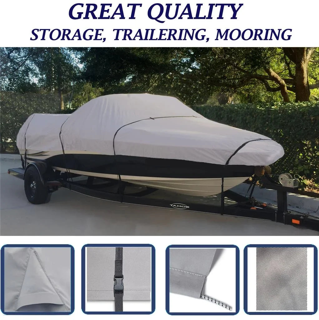 1995-2010 BIG STORAGE, for 14 LIFT SMOKER BOAT Compatible FISHERMAN TRAVEL, CRAFT COVER