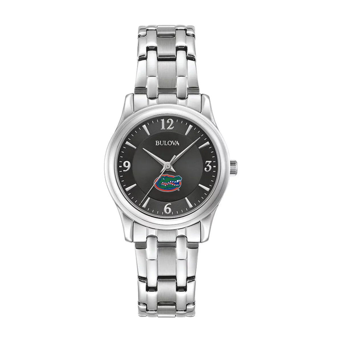 Gators Black Collection Watch Women's Stainless Corporate Bulova Florida Steel