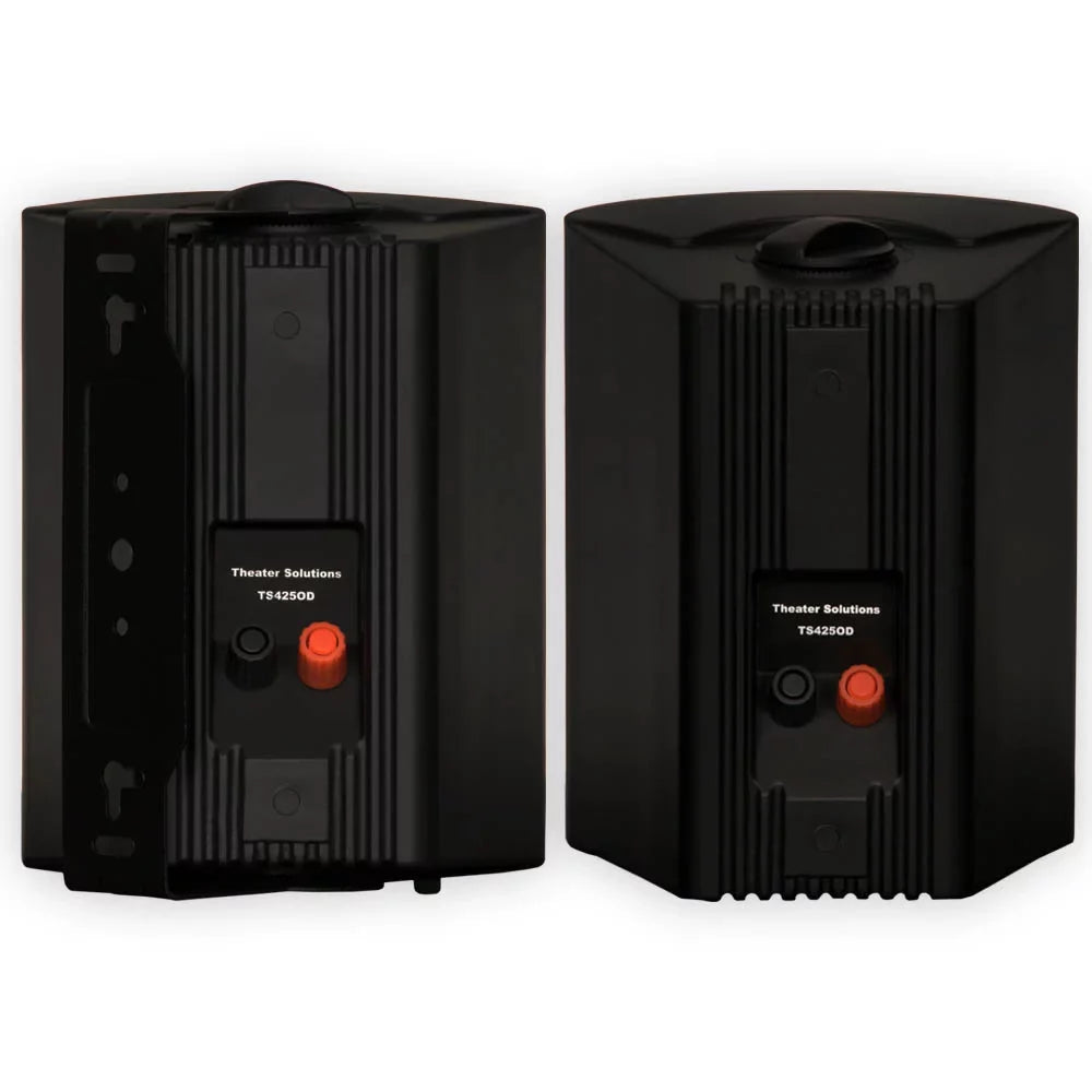 Speaker Bluetooth Black Indoor Solutions or Pair exterior Theater Powered TS425ODB