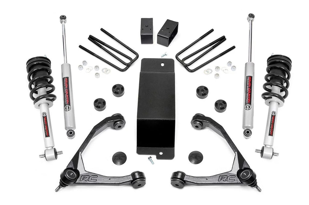 Country | Kit 19432 N3 Lift 1500 Chevy 2014-2018 Sierra (fits) | Rough 3.5" Struts/Shocks 4WD Loaded GMC Silverado