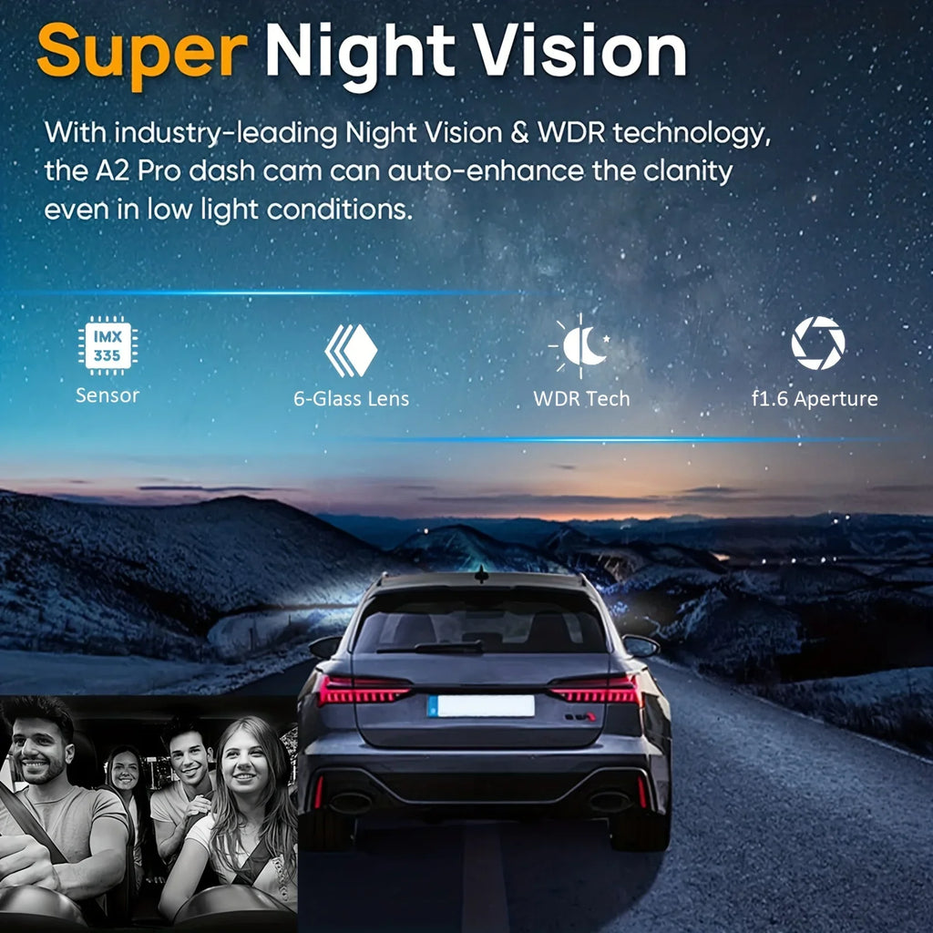 32G 1080P, G Inside Dash Dash Card, Vision Car Front DVR SD And High Cam Night Loop 3.16inch Recording Definition Camera Angle Wide With Sensor