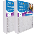 91-013 WICKED Comparable MERV FPR with USA Air 1500 - Compatible Furnace & to 13 2 FILTERS 9 AIRX Filter 2200 20x20x5 MPR Premium Filter CLEAN 20x20x5 by Ultravation AIR. Made Pack